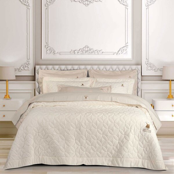 Κουβερλί King Size (240x250) Greenwich Polo Club 2358 Ecru