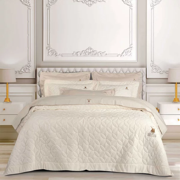 Κουβερλί King Size (240x250) Greenwich Polo Club 2358 Ecru