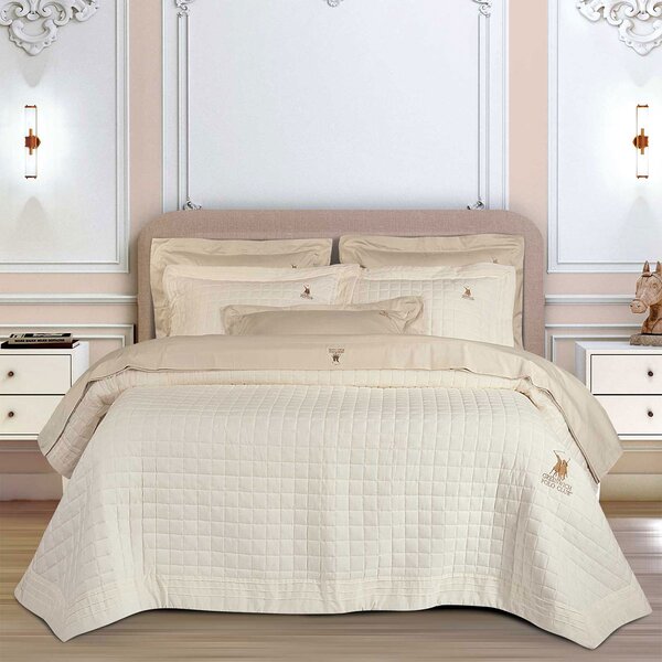 Κουβερλί King Size (240x250) Greenwich Polo Club 2355 Ecru