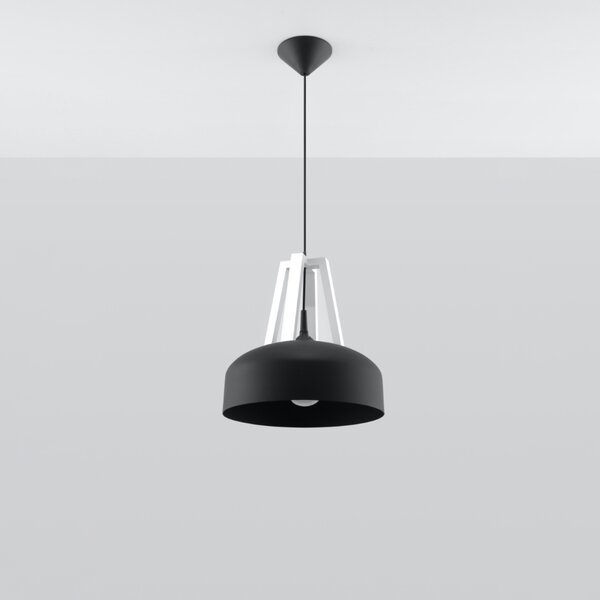Κρεμαστό φωτιστικό E27 Casco V2, Λευκό, 30x30x85 cm