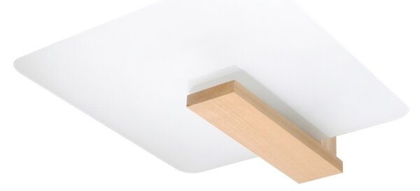 Ξύλινη πλαφονιέρα Lappo, Φυσικό, 40x14x47.5 cm