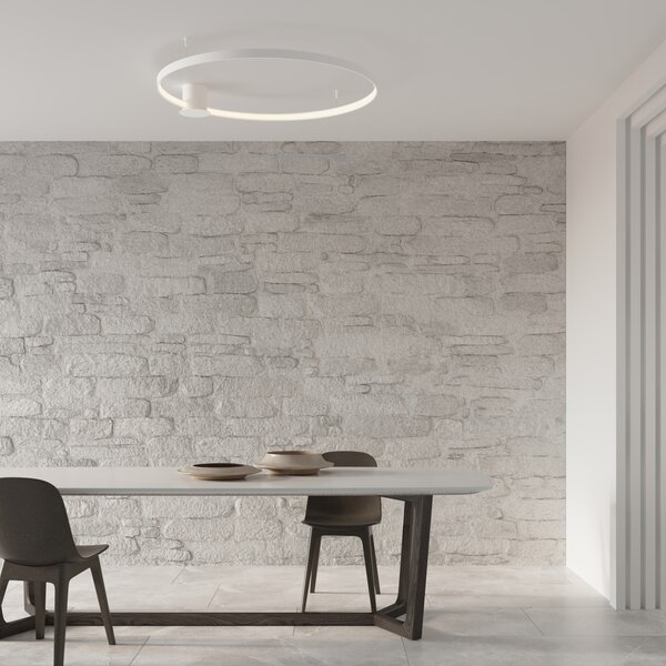 Πλαφονιέρα LED Rio, Λευκή, 4000K, 110x118x12.5 cm