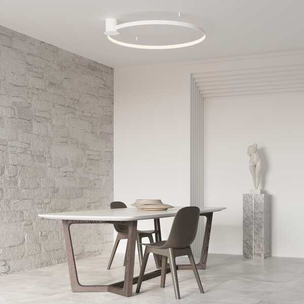 Πλαφονιέρα LED Rio, Λευκή, 4000K, 110x118x12.5 cm