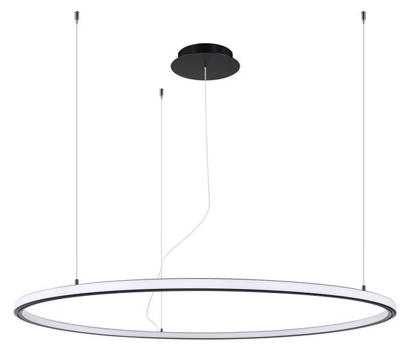 Πολυέλαιος LED Risa, Μαύρος, 3000K, 120x120x160 cm
