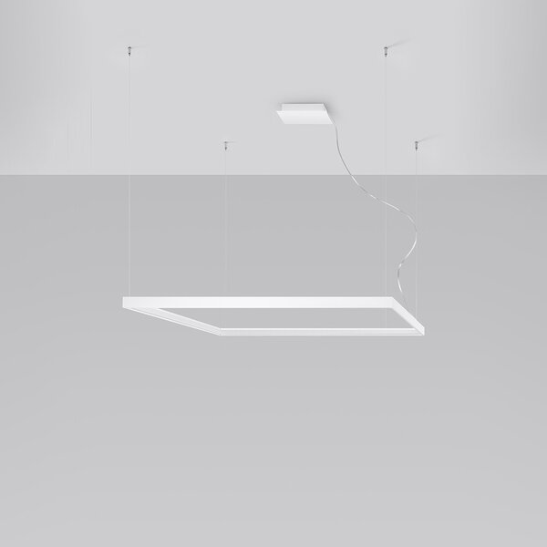 Πολυέλαιος LED Nelya, Λευκός, 3000K, 110x110x150 cm
