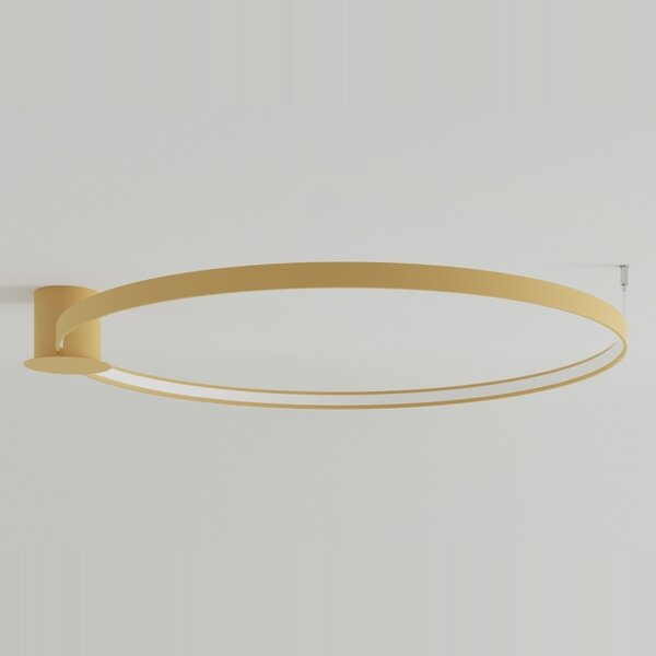 Πλαφονιέρα LED Rio, Χρυσή, 3000K, 110x118x12.5 cm