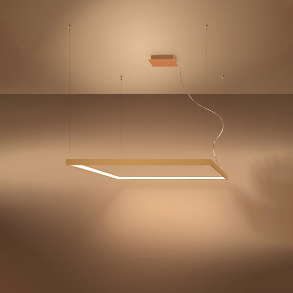 Πολυέλαιος LED Nelya, Χρυσός, 3000K, 110x110x150 cm