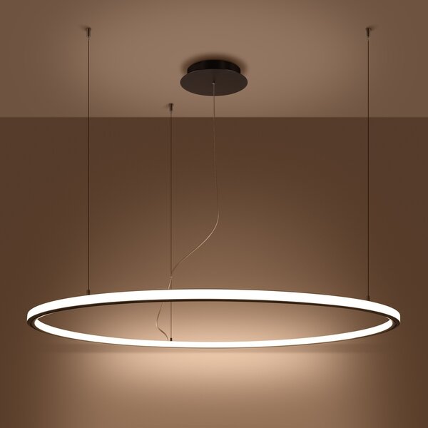 Πολυέλαιος LED Risa, Μαύρος, 3000K, 120x120x160 cm