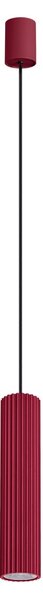 Κρεμαστό φωτιστικό LED Ivar 1, Μπορντό, 3000K, 6.4x6.4x200 cm