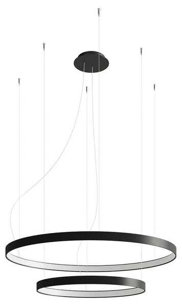 Πολυέλαιος LED Rio 55x78, Μαύρος, 4000K, 78x78x150 cm