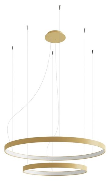 Πολυέλαιος LED Rio 55x78, Χρυσός, 4000K, 78x78x150 cm