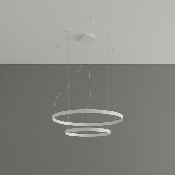 Πολυέλαιος LED Rio 55x78, Λευκός, 3000K, 78x78x150 cm