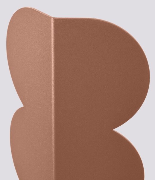 Φωτιστικό τοίχου Biscuit, Μόκα, 16.3x5.8x33.6 cm