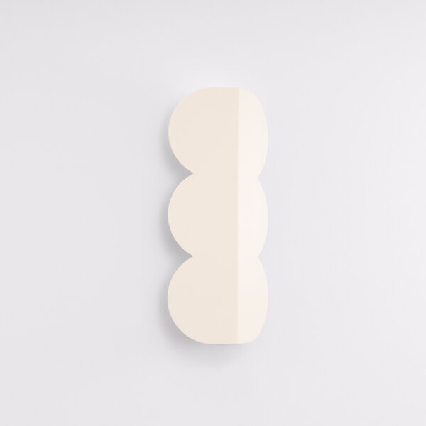 Φωτιστικό τοίχου Biscuit, Μπεζ, 16.3x5.8x33.6 cm