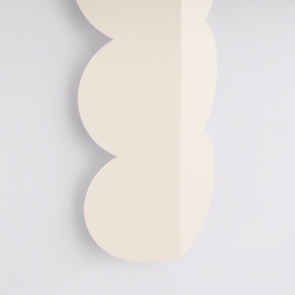 Φωτιστικό τοίχου Biscuit, Μπεζ, 16.3x5.8x33.6 cm