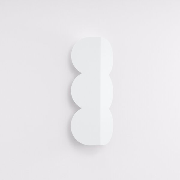 Φωτιστικό τοίχου Biscuit, Λευκό, 16.3x5.8x33.6 cm