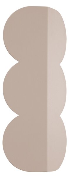 Φωτιστικό τοίχου Biscuit, Taupe, 16.3x5.8x33.6 cm