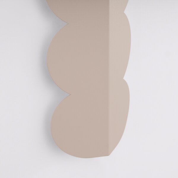 Φωτιστικό τοίχου Biscuit, Taupe, 16.3x5.8x33.6 cm
