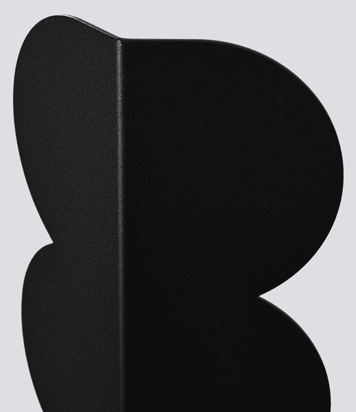 Φωτιστικό τοίχου Biscuit, Μαύρο, 16.3x5.8x33.6 cm