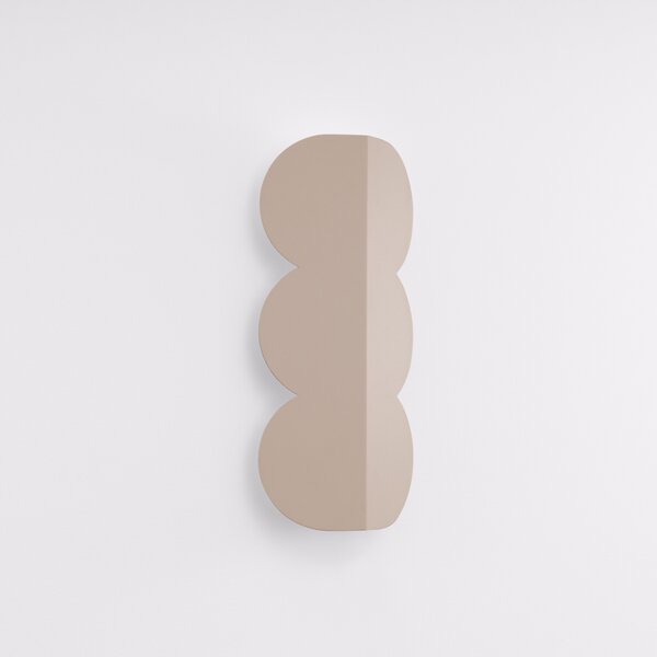 Φωτιστικό τοίχου Biscuit, Taupe, 16.3x5.8x33.6 cm