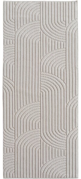 Χαλί διαδρόμου Helix V2, Κρεμ, 80x250 cm