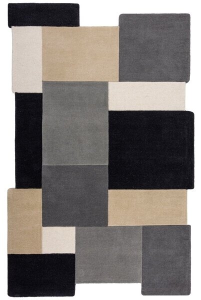 Χαλί Abstract Collage Μονόχρωμο 150X240 cm, Flair Rugs
