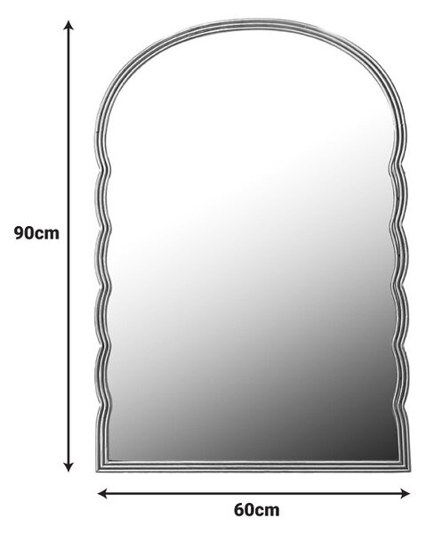 Καθρέφτης Megike, Χρυσός, 60x2x90 cm