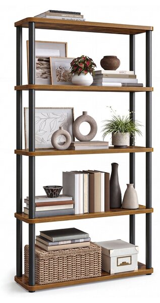 Ραφιέρα Braylin, Καφέ, 60x23.8x139 cm