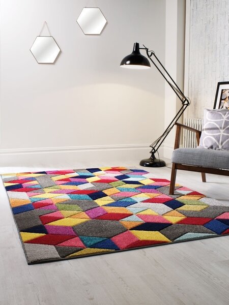 Χαλί Dynamic, Πολύχρωμο, 80x150 cm, Flair Rugs