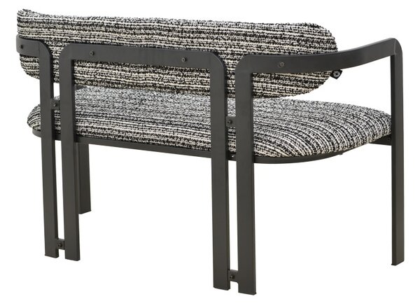Παγκάκι, Berdona, Pako, Μαύρο 120x47x78 cm