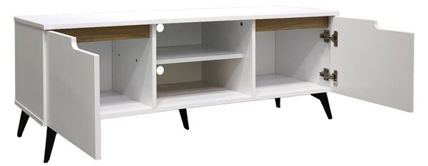 Έπιπλο τηλεόρασης, Kemvio, Pako, Λευκό 150x38x44 cm