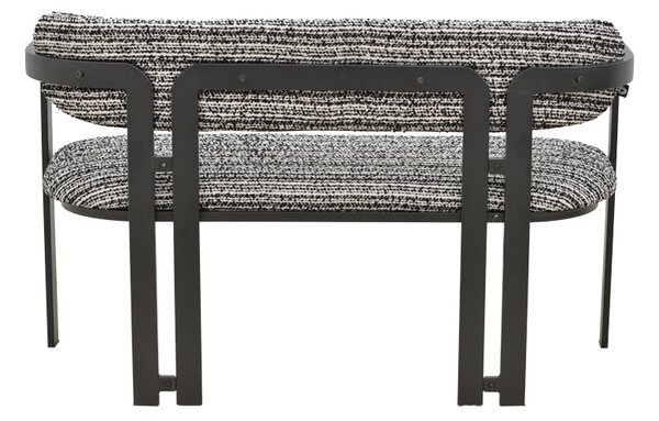 Παγκάκι, Berdona, Pako, Μαύρο 120x47x78 cm