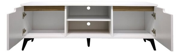 Έπιπλο τηλεόρασης, Kemvio, Pako, Λευκό 120x38x44 cm