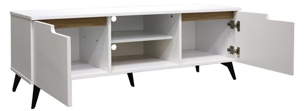 Έπιπλο τηλεόρασης, Kemvio, Pako, Λευκό 120x38x44 cm