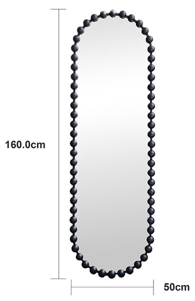 Επιτοίχιος καθρέφτης, Myrtus, Pako, Χρυσό 50x2.5x160 cm