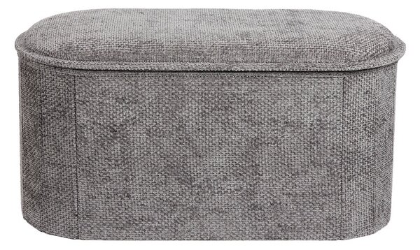 Σκαμπό με αποθηκευτικό χώρο, Trebia, Pako, Γκρι 76x38x38 cm