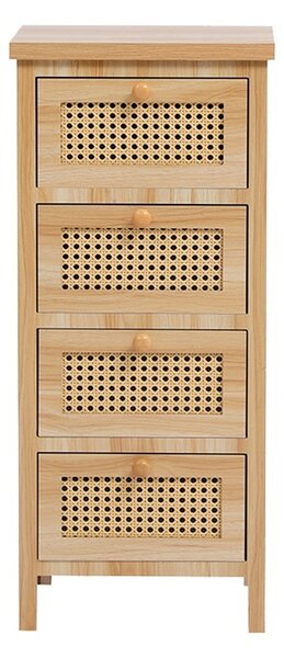 Συρταριέρα, Scandy, Pako, Φυσικό 34.5x26x78.5 cm