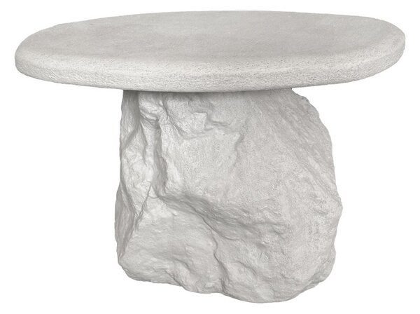 Βοηθητικό τραπεζάκι, Zinol, Pako, Λευκό 60x60x41 cm