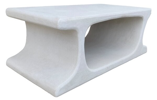 Τραπεζάκι σαλονιού, Nafel, Pako, Λευκό 120x60x45 cm