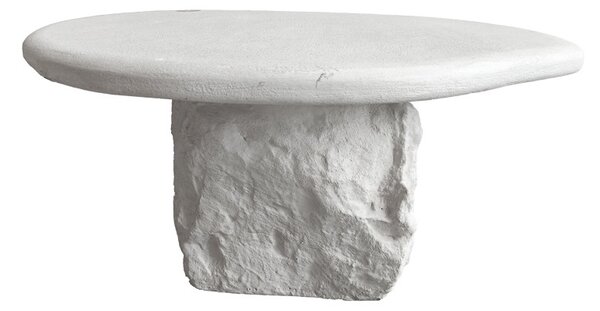 Τραπεζάκι σαλονιού, Zinol, Pako, Λευκό 80x80x36 cm