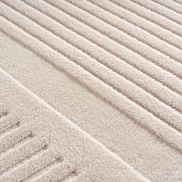 Covor traversa boho Pompei V2 Crem 80x150 cm