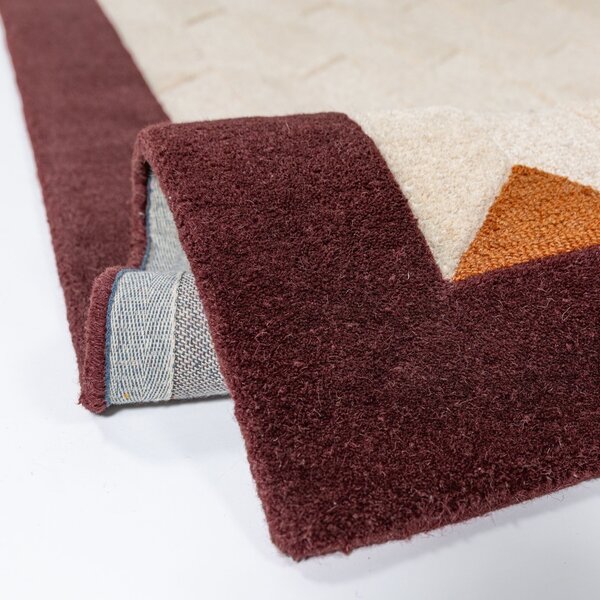 Covor Apex Border Wool Visiniu 120x170 cm