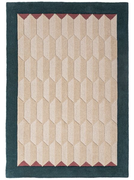 Covor Apex Border Wool Turcoaz 120x170 cm