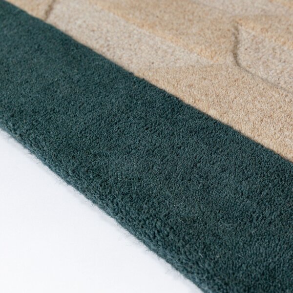 Covor Apex Border Wool Turcoaz 120x170 cm