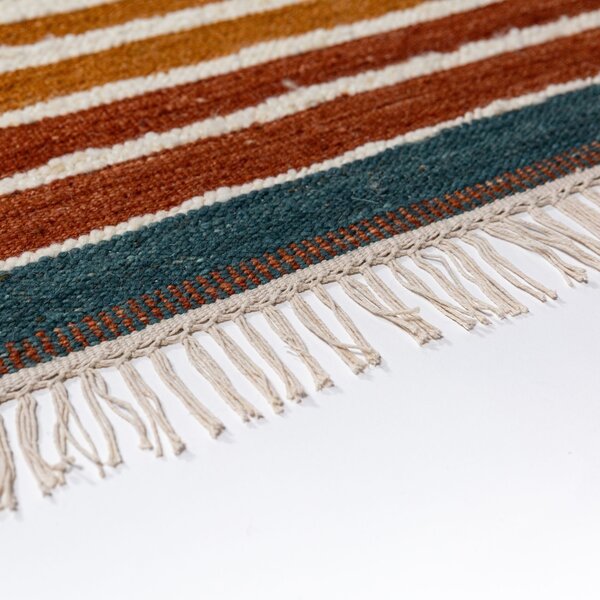 Covor Boucle Wool Frame Multicolor 160x230 cm