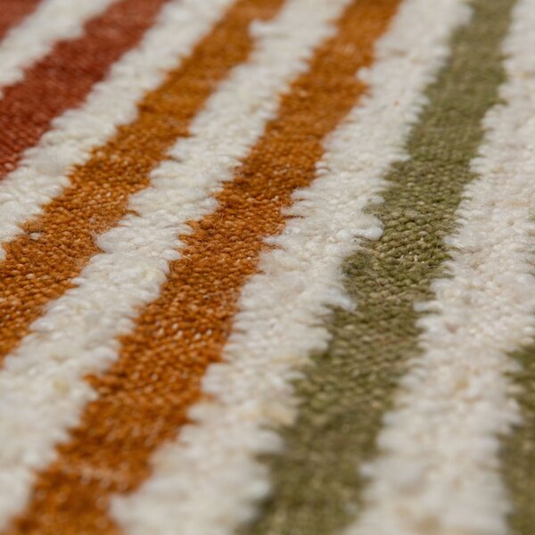 Covor Boucle Wool Frame Multicolor 160x230 cm