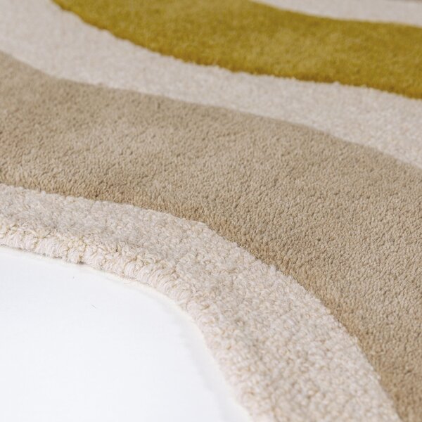 Covor Cascade Wool Verde 140x200 cm