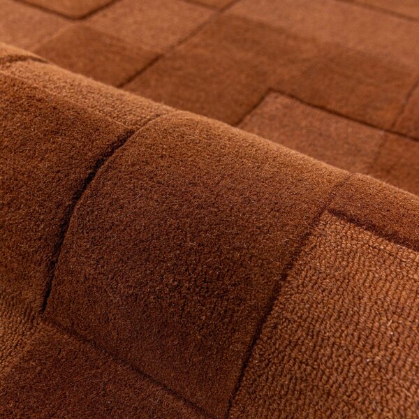 Covor Checkerboard Teracota 120x170 cm