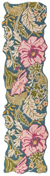 Covor traversa Daphne Shaped Floral Multicolor 60x230 cm