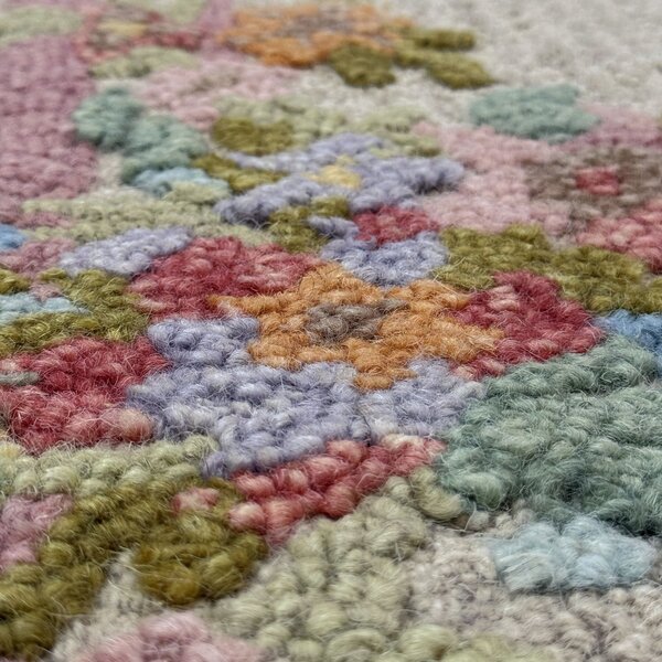 Covor Elise Floral Wool Multicolor 140x200 cm